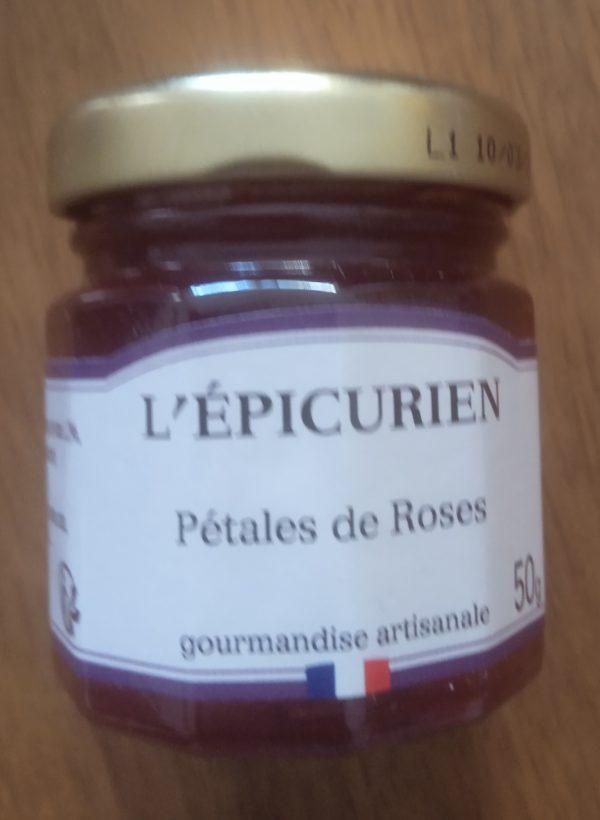 Petite confiture L'Epicurien Pétales de roses
