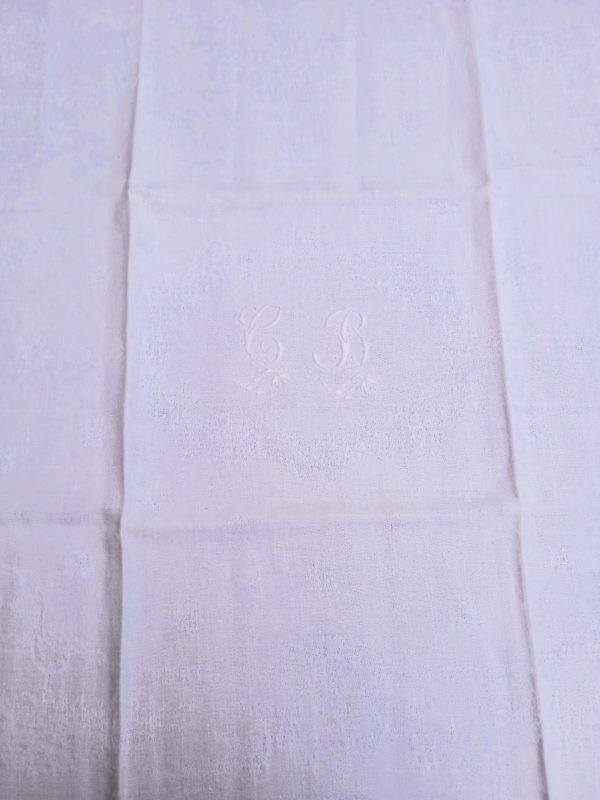 Lot de six serviettes brodées C et B – Image 6