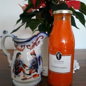 Pichet Faïence de Bayeux et son Gaspacho Andalou