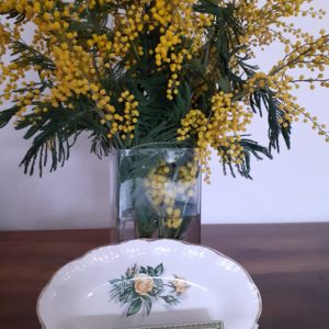 Présentation du panier gourmand Digoin Sarreguemines nougat de Brémond